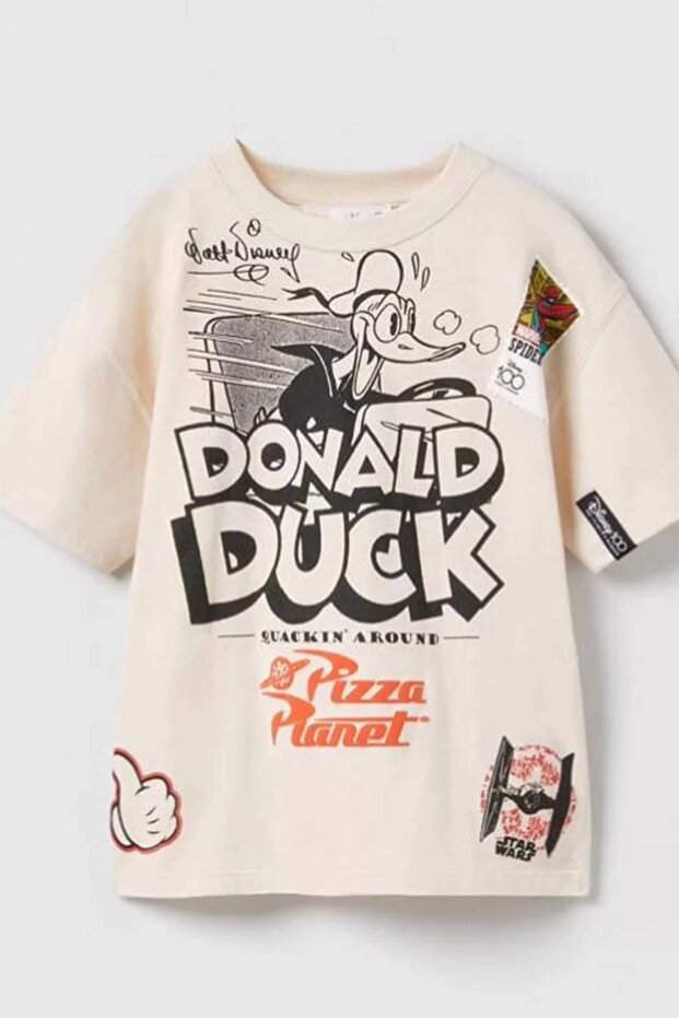 Kids Donald Duck Printed T-Shirt