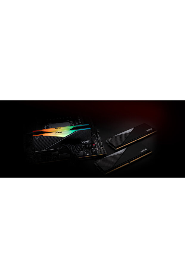 AX5U6400C3216G-CLARBK 16GB (Tek Parça) 6400Mhz DDR5 XPG LANCER RGB BLACK PC Bellek - 4