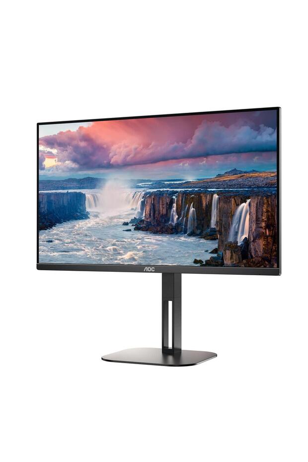 24V5C/BK 23.8" 75Hz 1Ms HDMI+DP+USB-C FullHD FreeSync IPS Pivot Vesa Monitör - 3