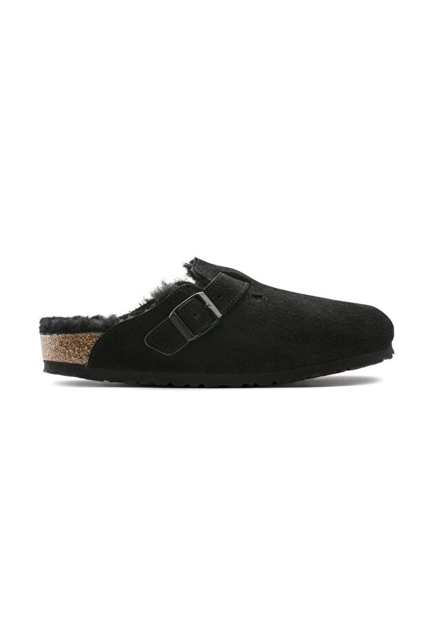 0259883 Boston VL/Shearling Black Kadın Terlik - 3