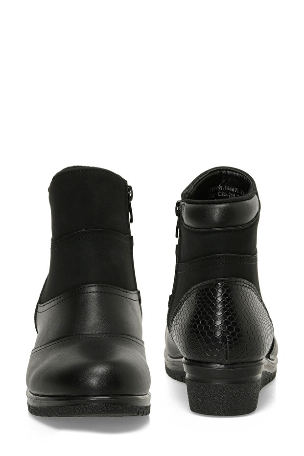 166675.SZ4PR Siyah Kadın Dolgu Topuk Bot - 5