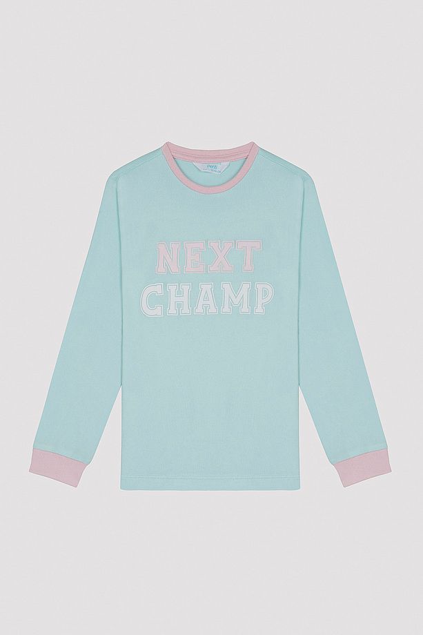 Kız Çocuk Champ Termal Pijama Takımı - 2