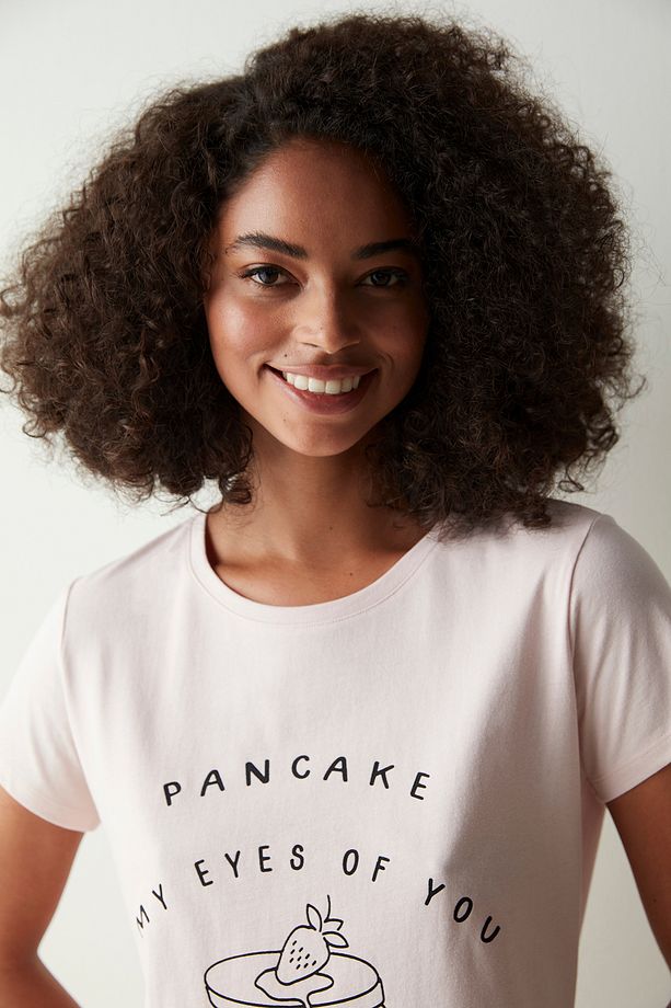 Base Pancake Pantolon Pijama Takımı - 3
