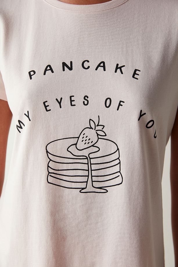 Base Pancake Pantolon Pijama Takımı - 6