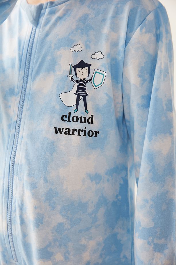 Mix Cloudy Onesie Pijama Üstü - 3