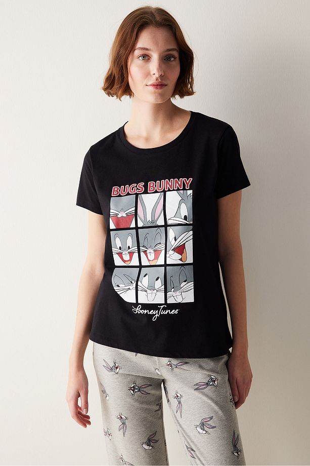 Special Series Bugs Bunny Çok Renkli Pijama Takımı - 2