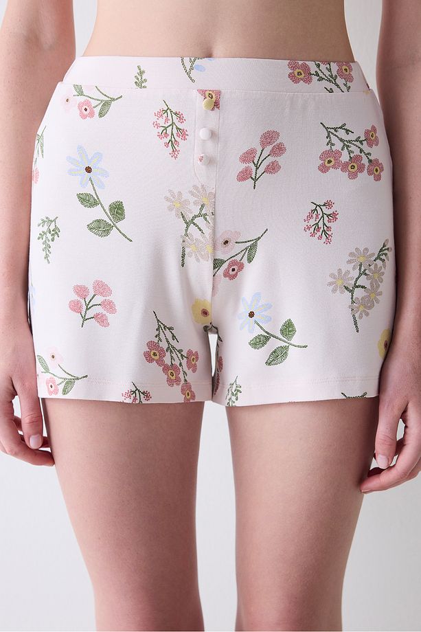 Margot Açık Pembe Şort Pijama Altı - 1
