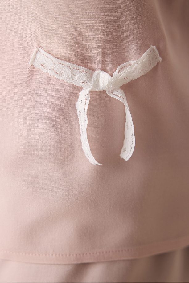 Pink Chally Şortlu Pijama Takımı - 4