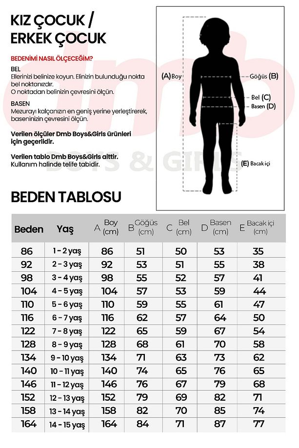 Kız Çocuk Mavi Kot Pantolon Yıldız Nakışlı - 8-9 Yaş | Yüksek Bel, Bol Paça - 6
