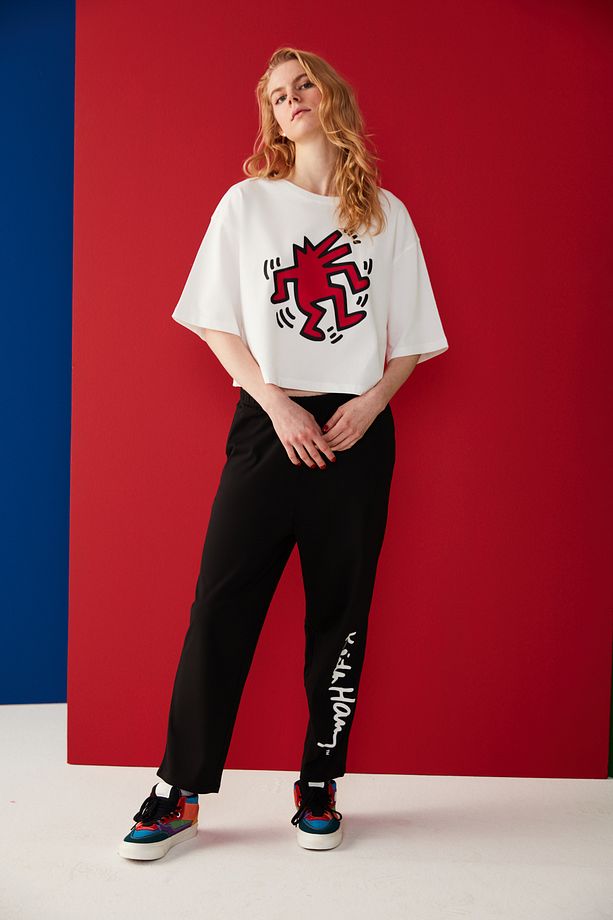 Lic Dark Pantolon Pijama Altı-keith Haring Koleksiyonu - 2