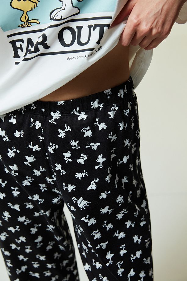 Çok Renkli Lic Snoopy Far Out Pijama Takımı - 3