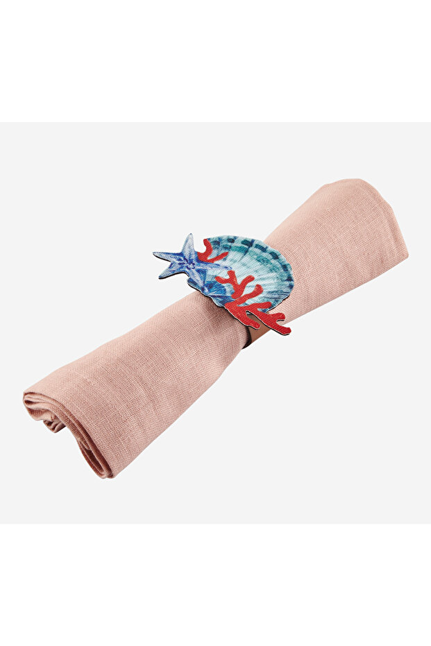 Bambu Mavi Polyester Peçetelik 2 Parça - 3