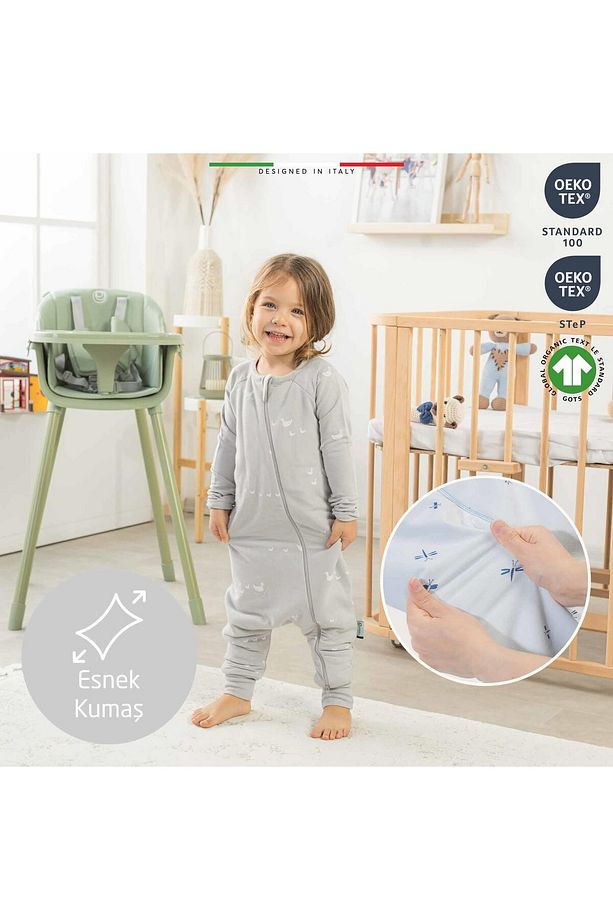 EleleLife Dolgulu Çoçuk/Bebek Uyku Tulumu 2.7 Tog Ekru Riccio - 4