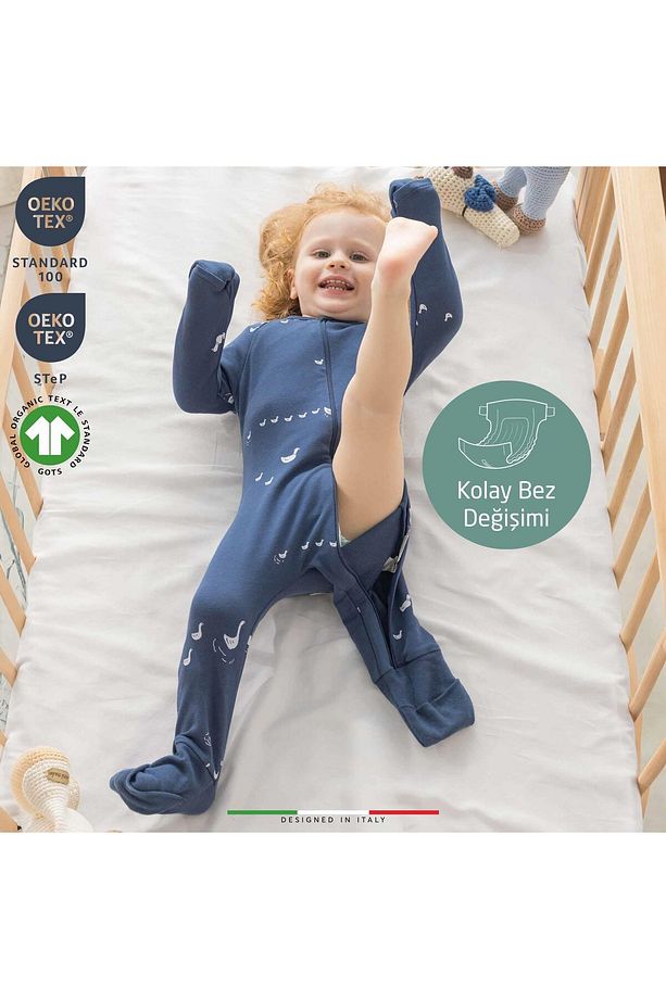 EleleLife Dolgulu Çoçuk/Bebek Uyku Tulumu 2.7 Tog Ekru Riccio - 3