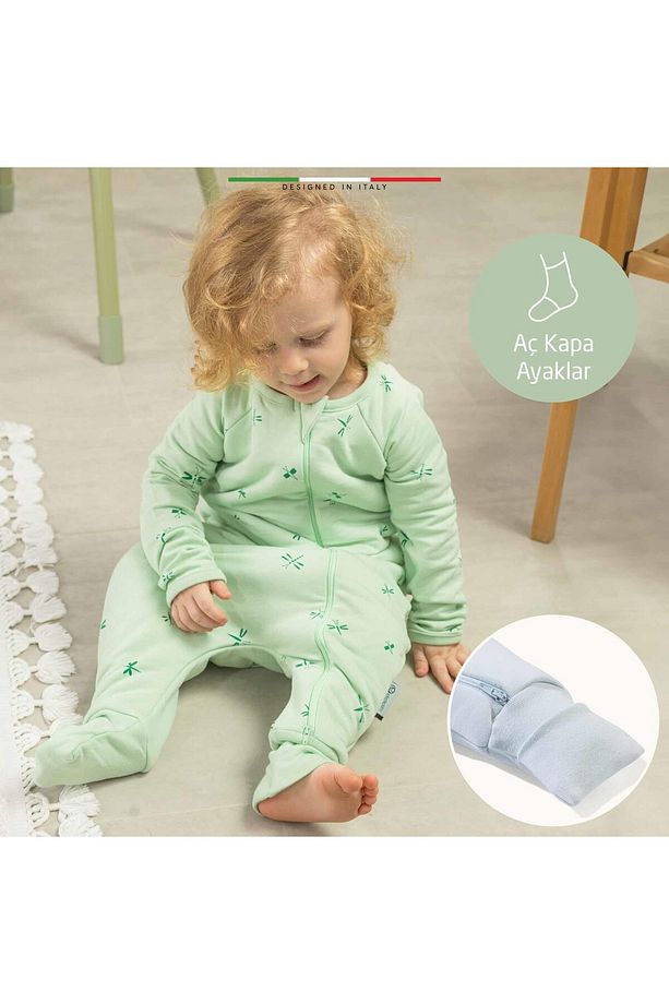 EleleLife Dolgulu Çoçuk/Bebek Uyku Tulumu 2.7 Tog Ekru Riccio - 7