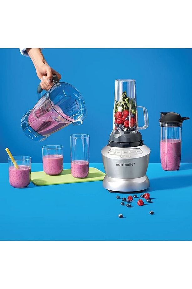 1200W Tam Boy Blender + Kombo Set - 9 Parça, Besin Ekstraksiyonu, Smoothie, Çorba - 4