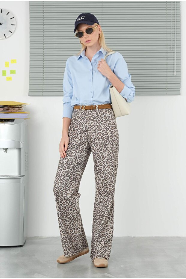 Leopar Desenli Jean - 3