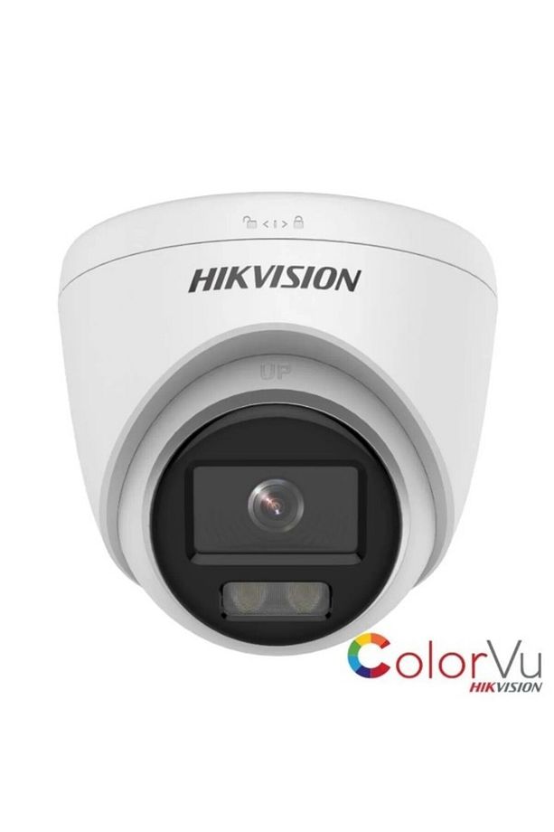 DS-2CD1347G0-LUF 4mp 2.8mm IP ColorVu Dome Kamera ( Dahili Ses ) - 1