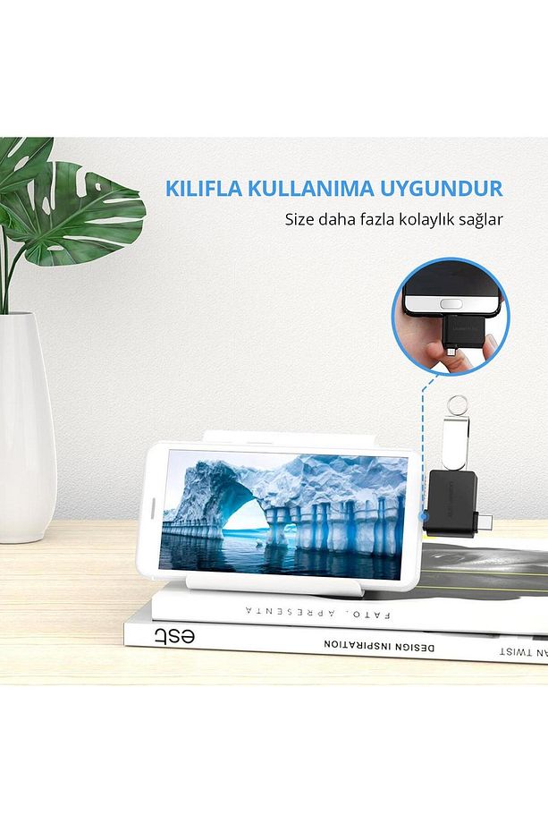 Usb 3.0 Type-c Ve Micro Usb Dönüştürücü Adaptör - 5