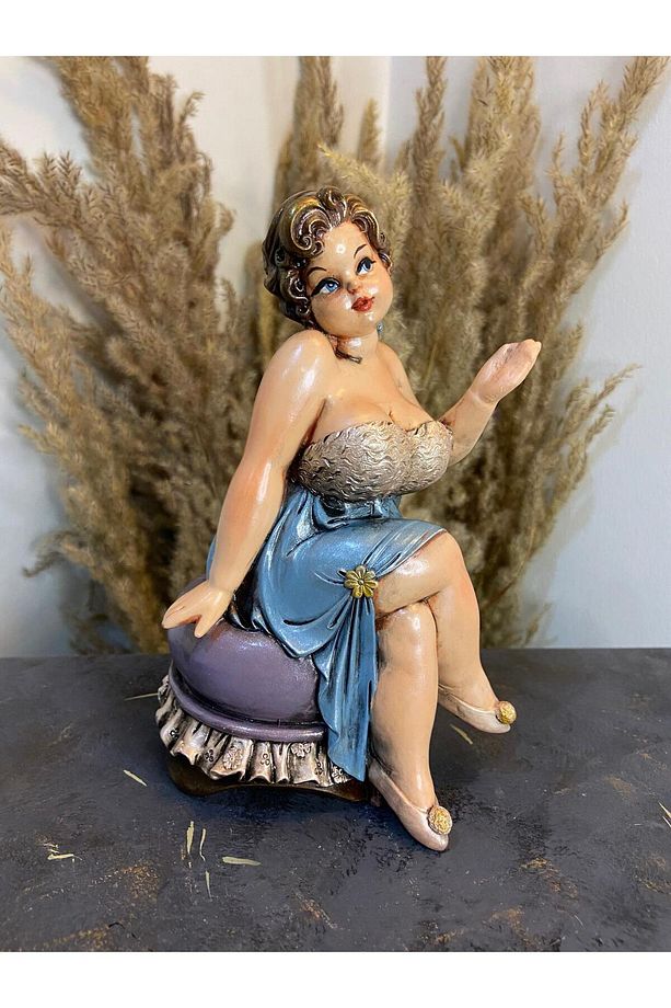 Tombul ( Şİşman ) Kadın Dekoratif Obje & Biblo Model 1 - 7