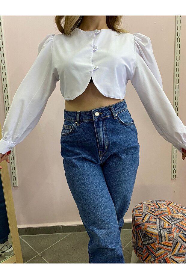 Crop Gömlek - 1