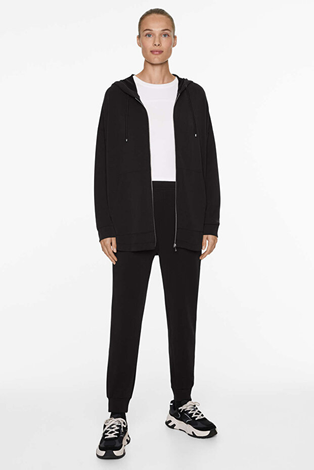 Oversize jacket with modal - 2