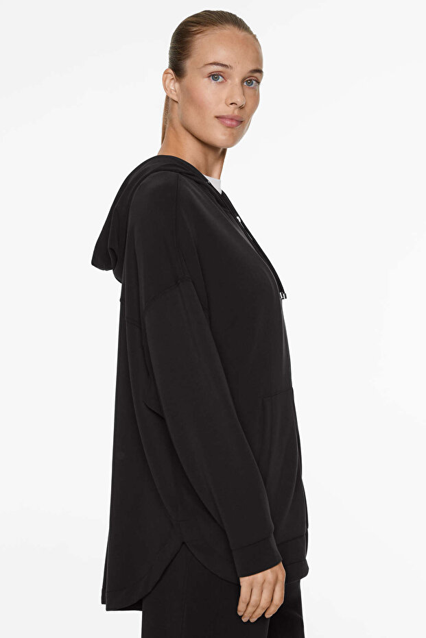 Oversize jacket with modal - 6