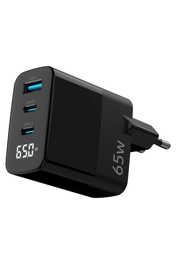 65w Gan Led Ekranlı Hızlı Şarj Cihazı 2 Type-c Usb-a Iphone & Ipad & Notebook Uyumlu Şarj Alet - 4