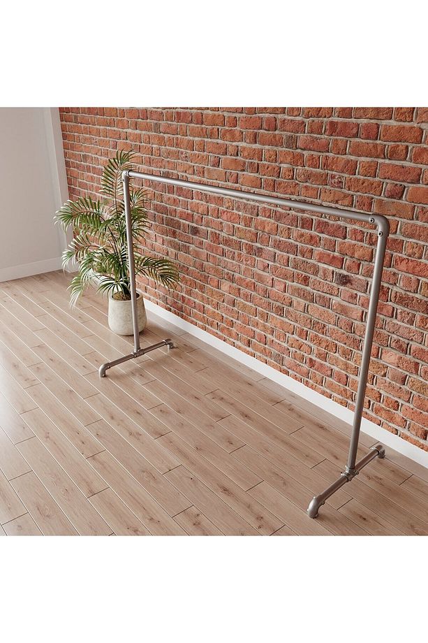 Endüstriyel Elbise Askılığı - Açık Gardrop Metal Elbise Teşhir Askısı -  Butik Teşhir Rafı-18 - 3