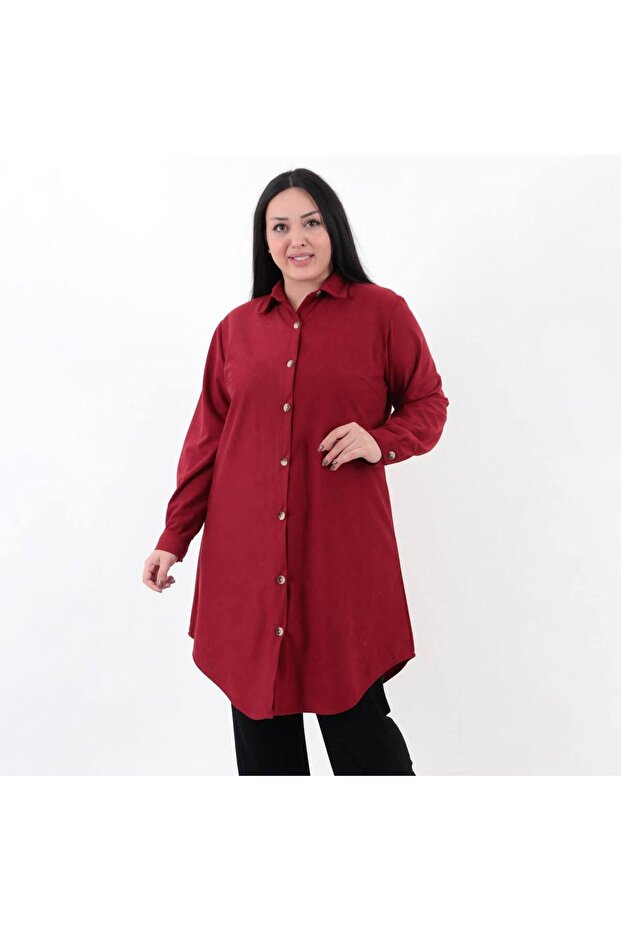 BATTAL BEDEN SÜET TUNİK - 3