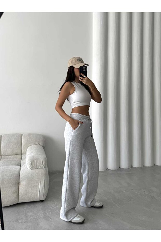 بنطال رياضي بثلاثة خيوط - 4