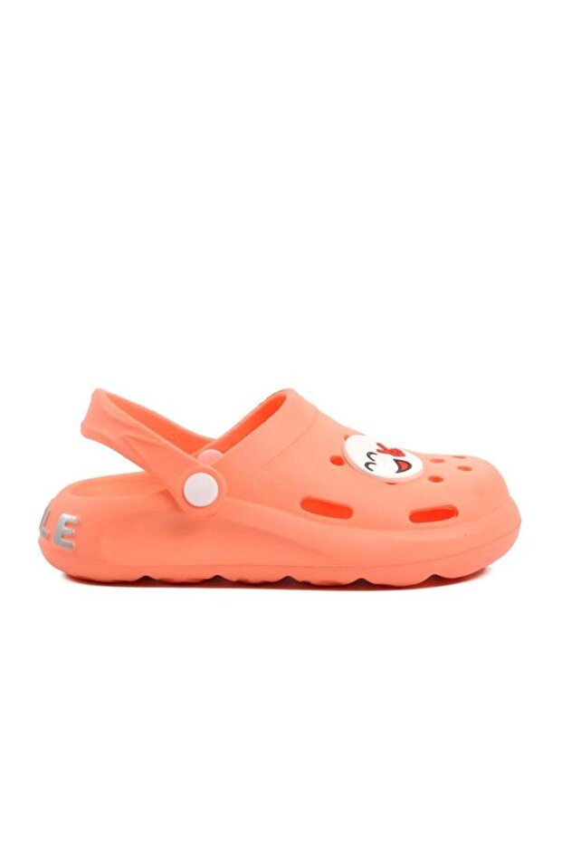 Girl's Sabo Slippers - Salmon Pattern