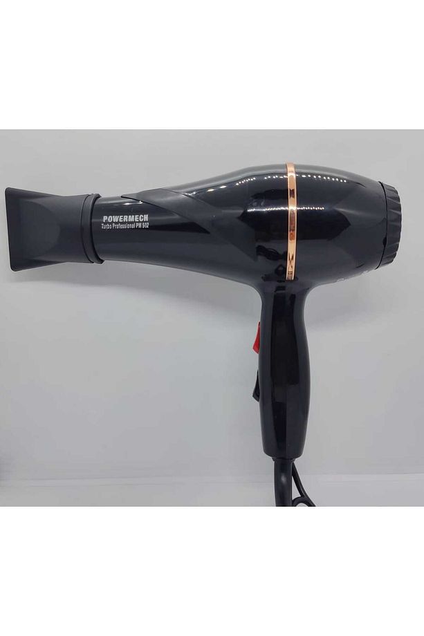POWERMECH Pm-502 3500 Performans Profesyonel Kuaför Fön ve Saç Kurutma Makinesi Siyah  2500W - 8