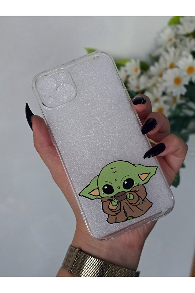 حافظة سيليكون شفافة مطبوعة متوافقة مع هاتف آيفون 13 - 3