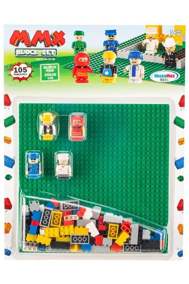 4 Figürlü 105 Parça BLOCK SET KUTULU Mega BLOCK SET - 1