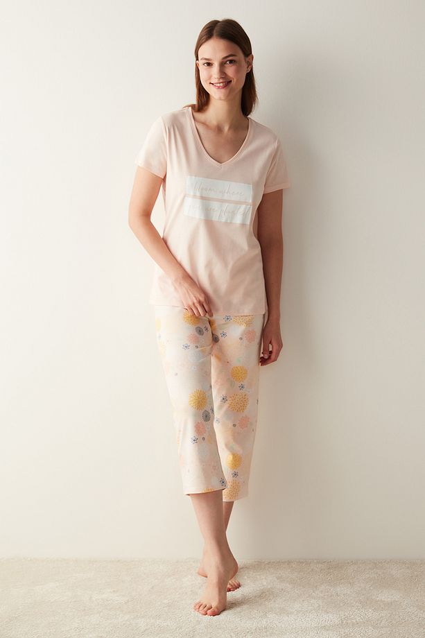 Bloom Kapri Pijama Takımı - 1