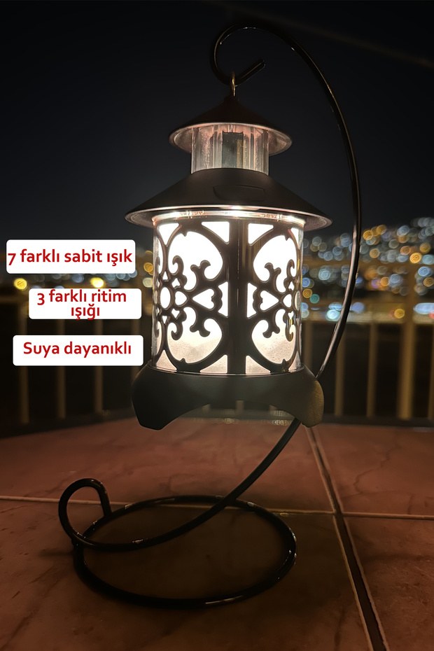 L33 Vintage Işıklı Bluetooth Hoparlör 7 Farklı Işıklı Taşınabilir Mini Hoparlör - 2