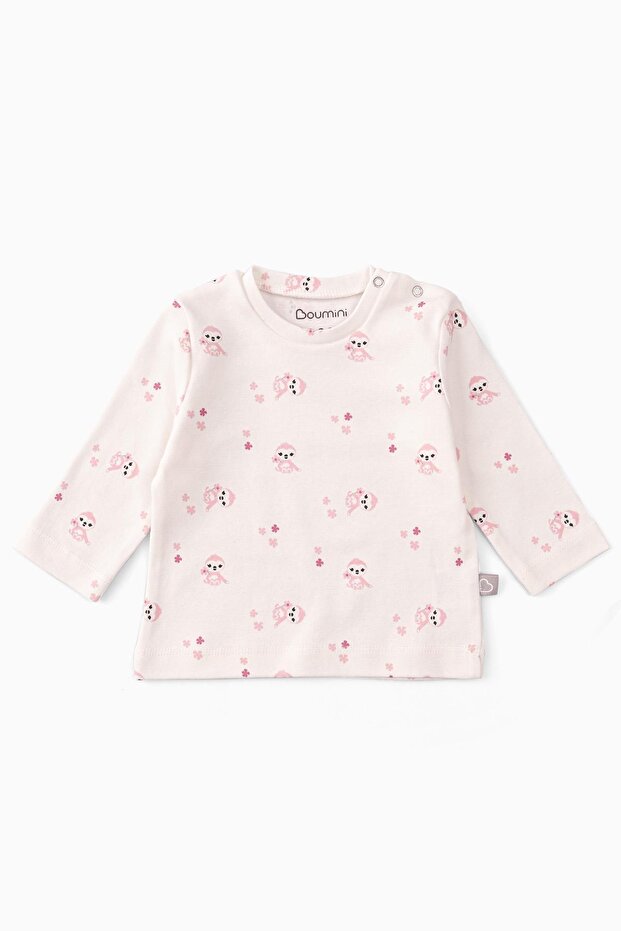 Bebek ve Çocuk Pijama Takımı Pembe Miskin - 3