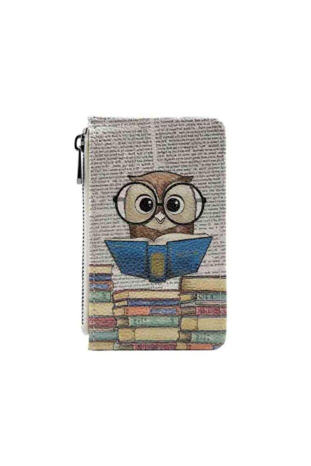 محفظة نسائية متعددة الألوان - تصميم The Wise Owl