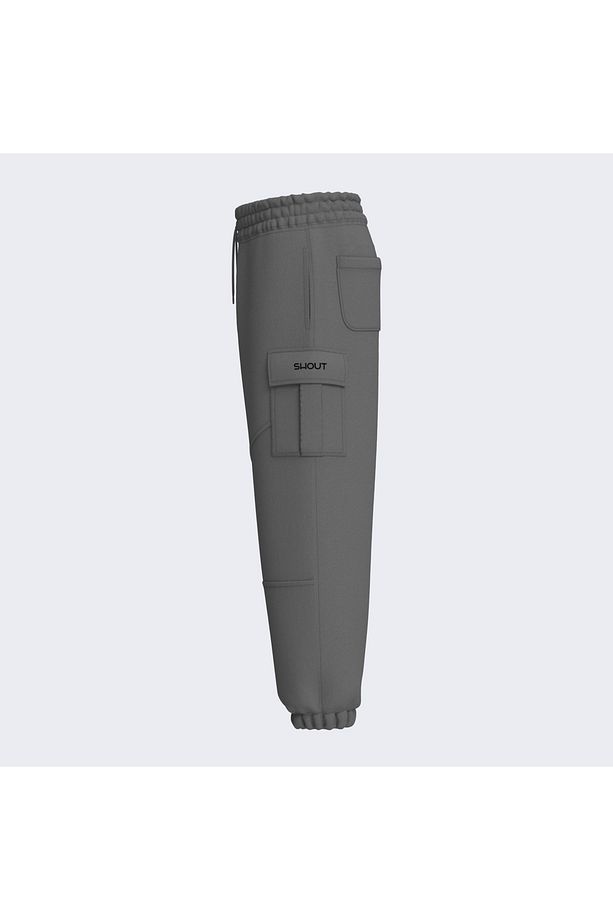 Oversize Basic Kargo Unisex Jogger Pantolon - 4