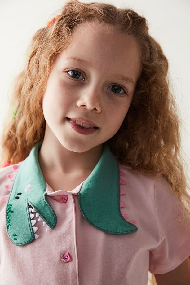Kız Çocuk Dino Pijama Takımı - 1