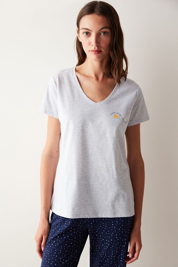 Sun Moon Pantolon Çok Renkli Pijama Takımı - 2