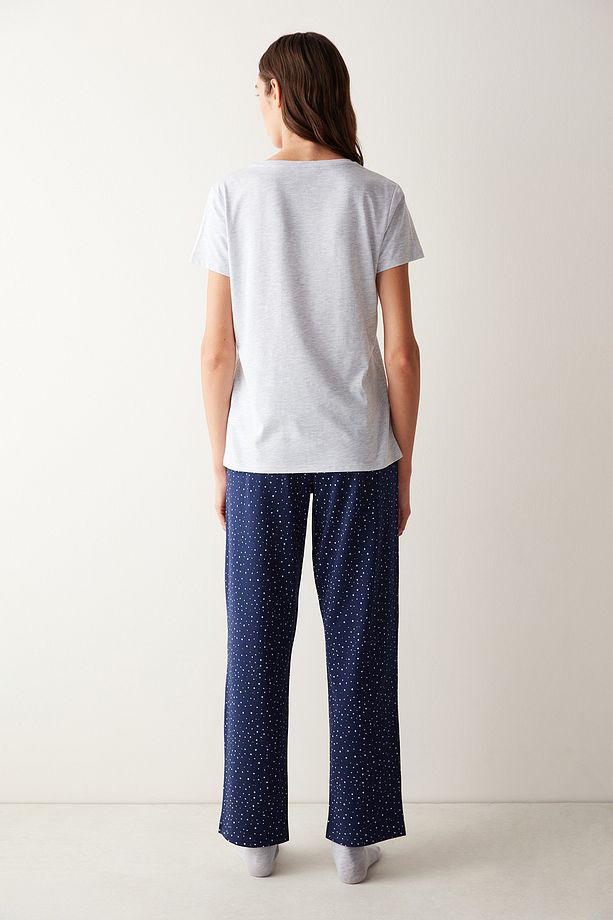 Sun Moon Pantolon Çok Renkli Pijama Takımı - 5