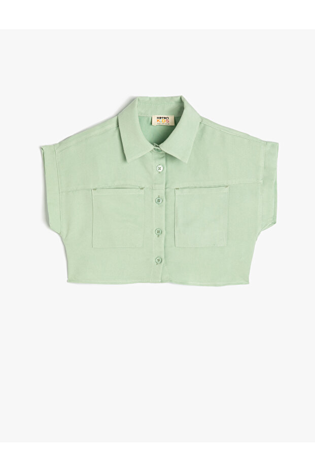 Green Girl's Shirt 4Skg60017Aw