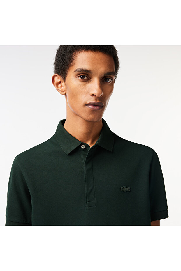 Paris Erkek Regular Fit Koyu Yeşil Polo - 2