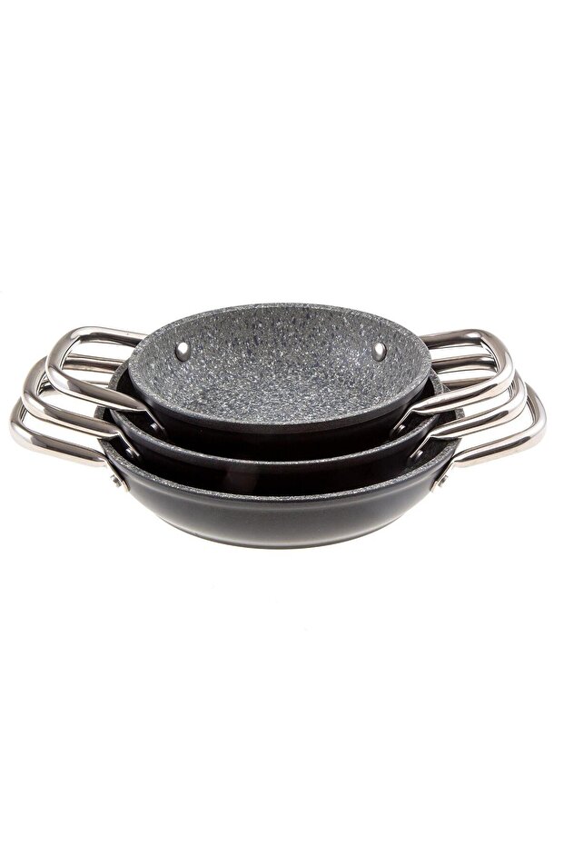 Darci Black 3-Piece Pan Set