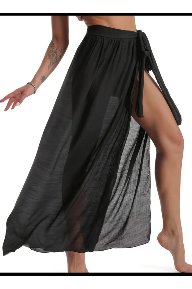 Tulle Pareo Skirt for Bikini