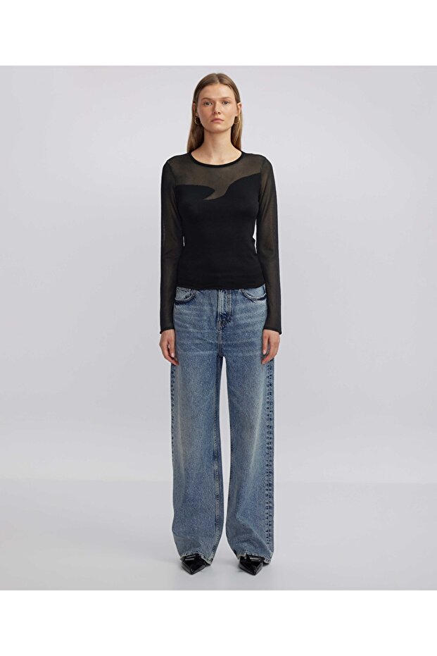 Transparan mix triko - 6