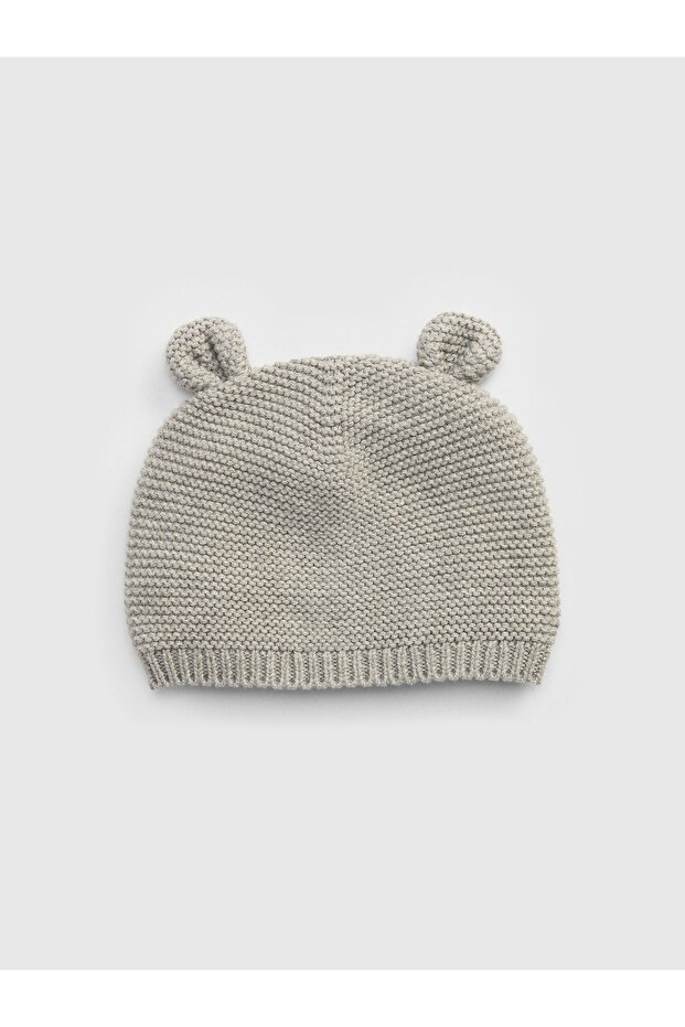 Bebek Gri Örgü Bere - 1