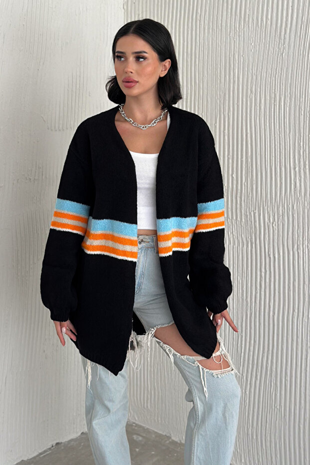 Patterned Soft Texture Knitwear Cardigan - 2